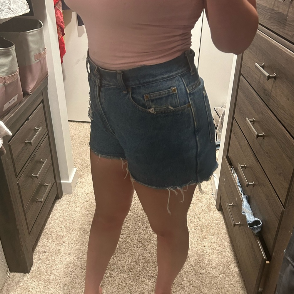 L.L. Bean Distressed Jean Short
